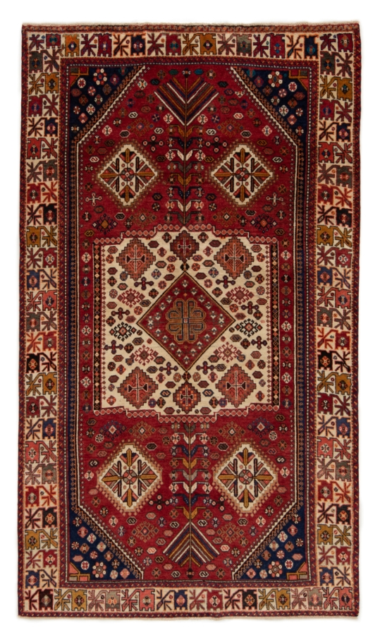 Shiraz Persian Rug Red 292 x 167 cm
