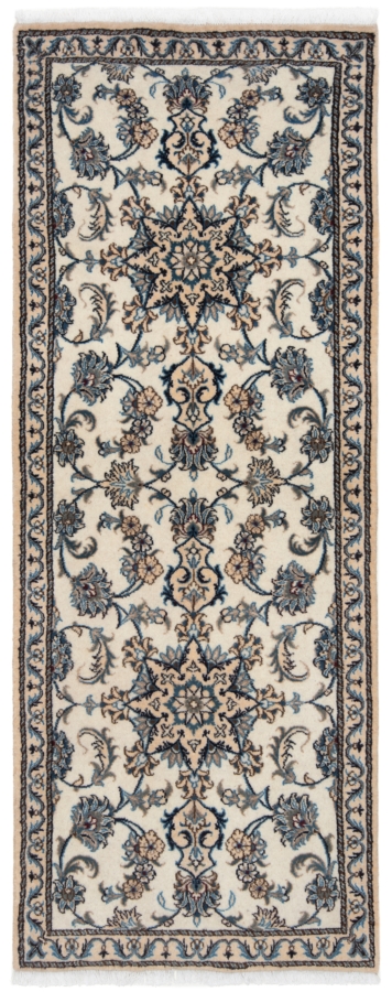 Nain Persian Rug Blue 205 x 75 cm