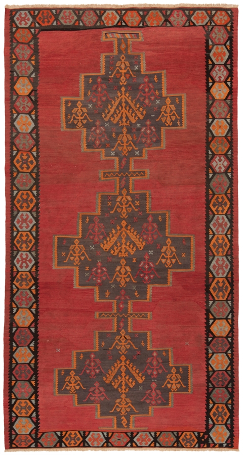 Persian Kilim Red 305 x 161 cm