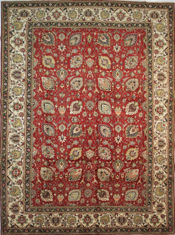 Tabriz Persian Rug Red 418 x 313 cm