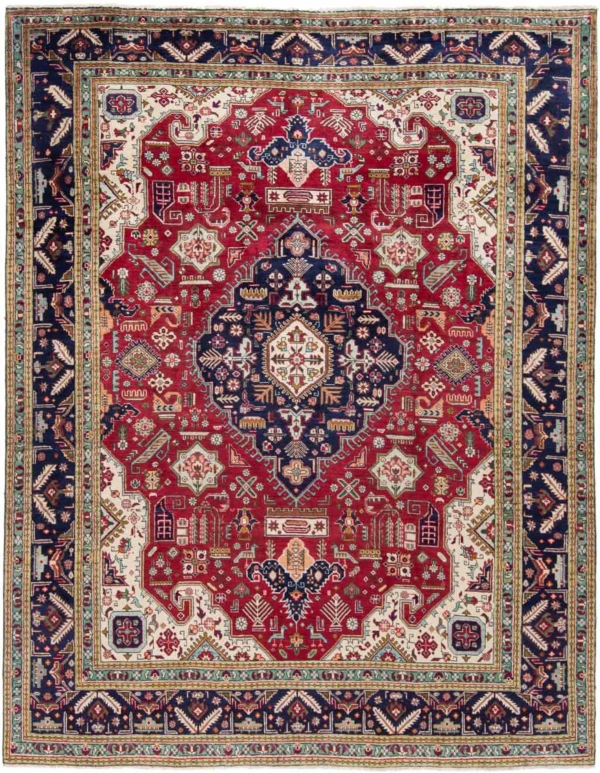 Tabriz Persian Rug Red 308 x 238 cm
