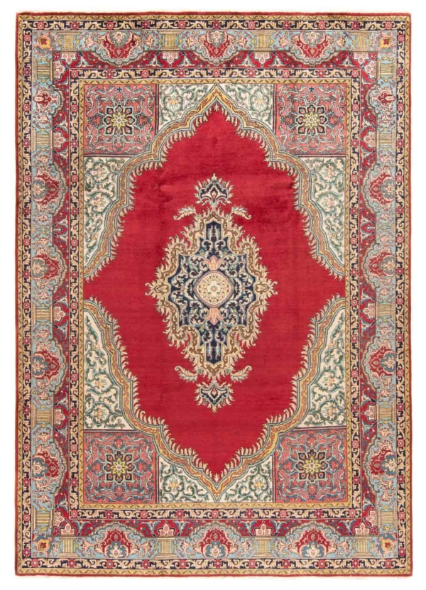 Tabriz Persian Rug Red 337 x 242 cm