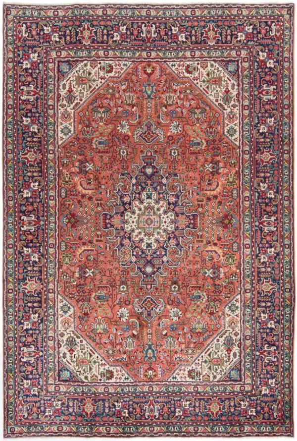Tabriz Persian Rug Red 303 x 205 cm