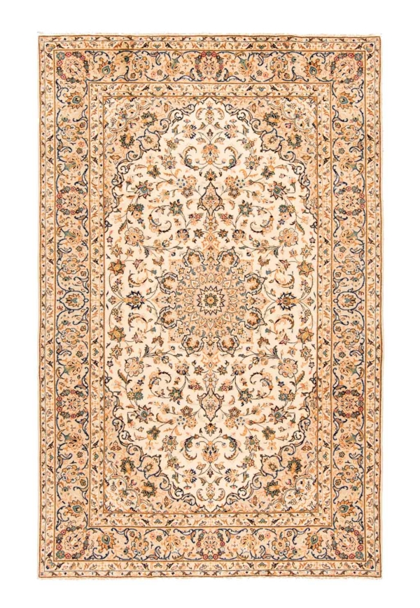 Kashan Persian Rug Beige-Cream 315 x 195 cm