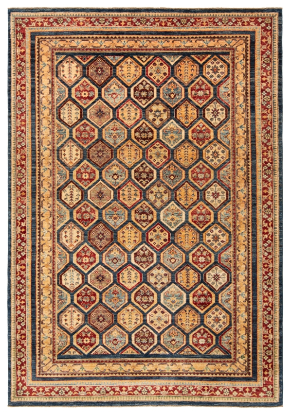 Kazak Fine Rug Multicolor 243 x 169 cm
