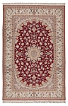Isfahan Persian Rug Red 306 x 203 cm
