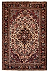 Hamedan Persian Rug Beige-Cream 237 x 153 cm