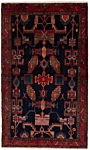 Hamedan Broujerd Persian Rug Black 221 x 139 cm
