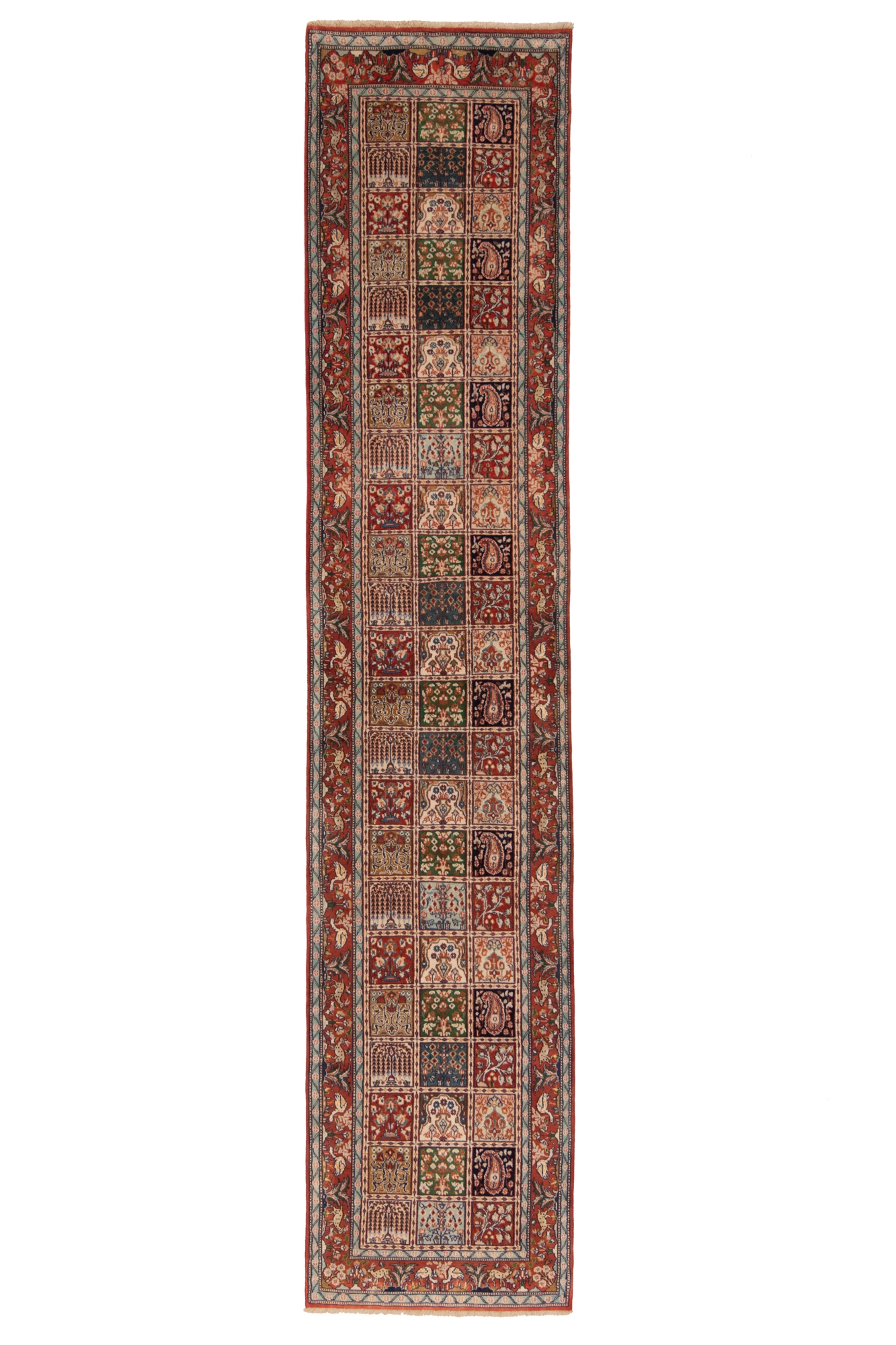 Moud Persian Rug Red 397 x 83 cm