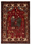 Shiraz Persian Rug Red 170 x 120 cm