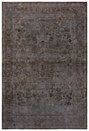 Vintage Relief Rug Gray 295 x 198 cm