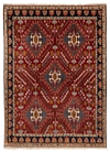 Shiraz Persian Rug Red 140 x 102 cm