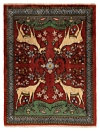 Sarough Persian Rug Red 89 x 68 cm