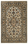 Kashan Persian Rug White 151 x 98 cm