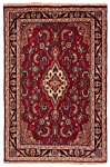 Hamedan Persian Rug Red 97 x 66 cm
