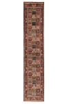 Moud Persian Rug Red 397 x 83 cm