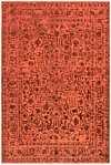 Vintage Relief Rug Orange 290 x 197 cm