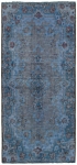 Vintage Rug Blue 124 x 56 cm