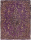 Vintage Relief Rug Purple 325 x 243 cm