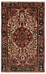 Hamedan Persian Rug Beige-Cream 150 x 97 cm