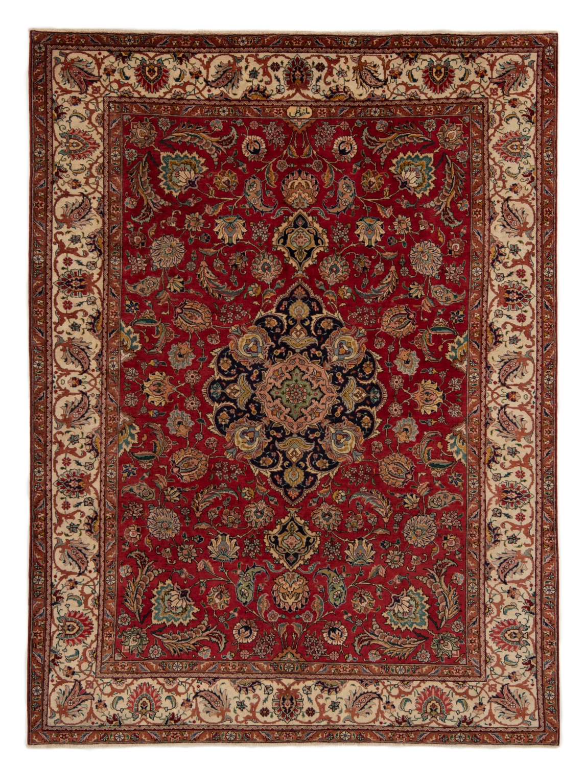 Tabriz Persian Rug Red 341 x 251 cm