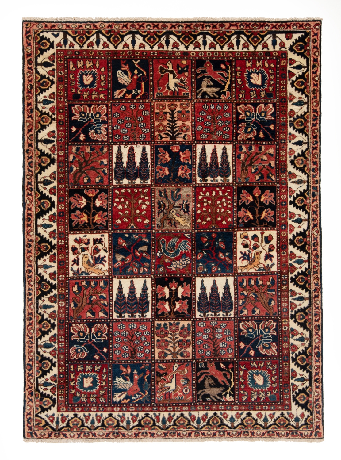 Bakhtiar Persian Rug Red 209 x 151 cm