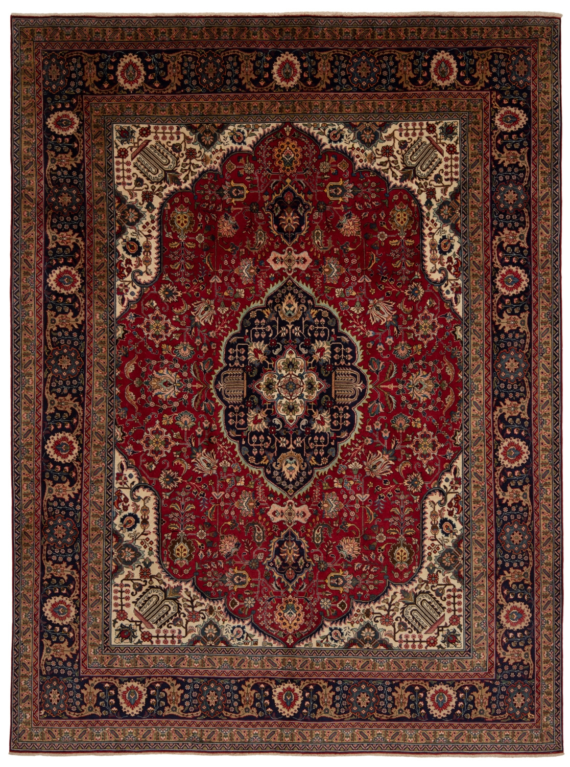 Tabriz Persian Rug Red 398 x 298 cm