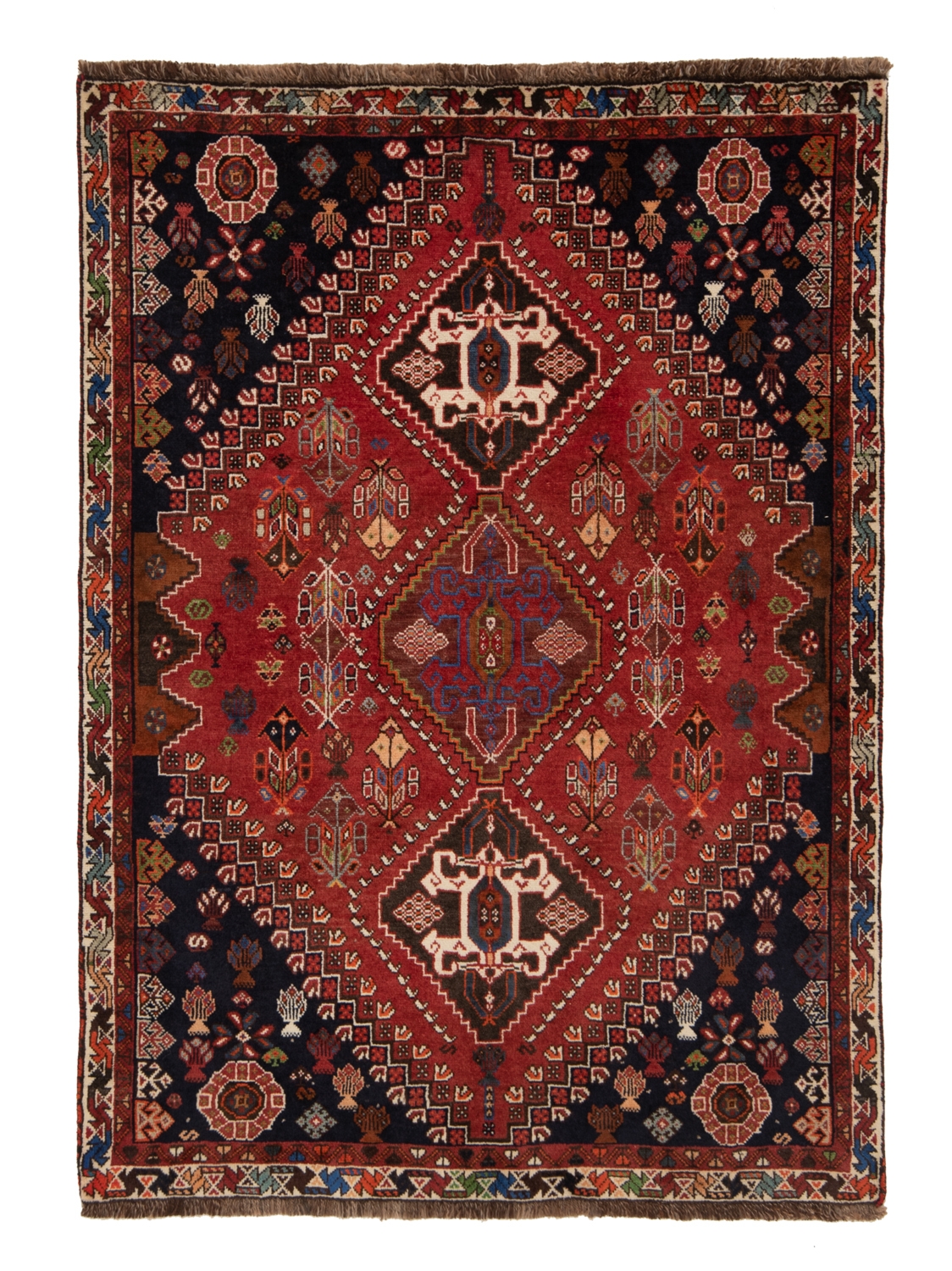 shiraz Persian Rug Red 157 x 112 cm
