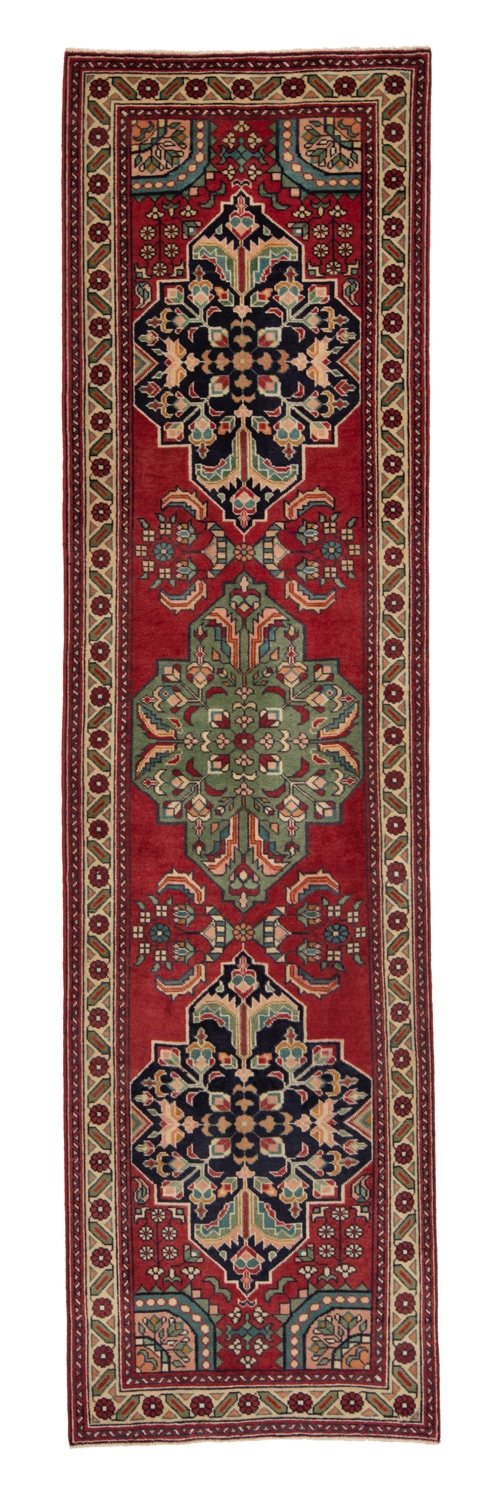 Tabriz Persian Rug Red 325 x 86 cm