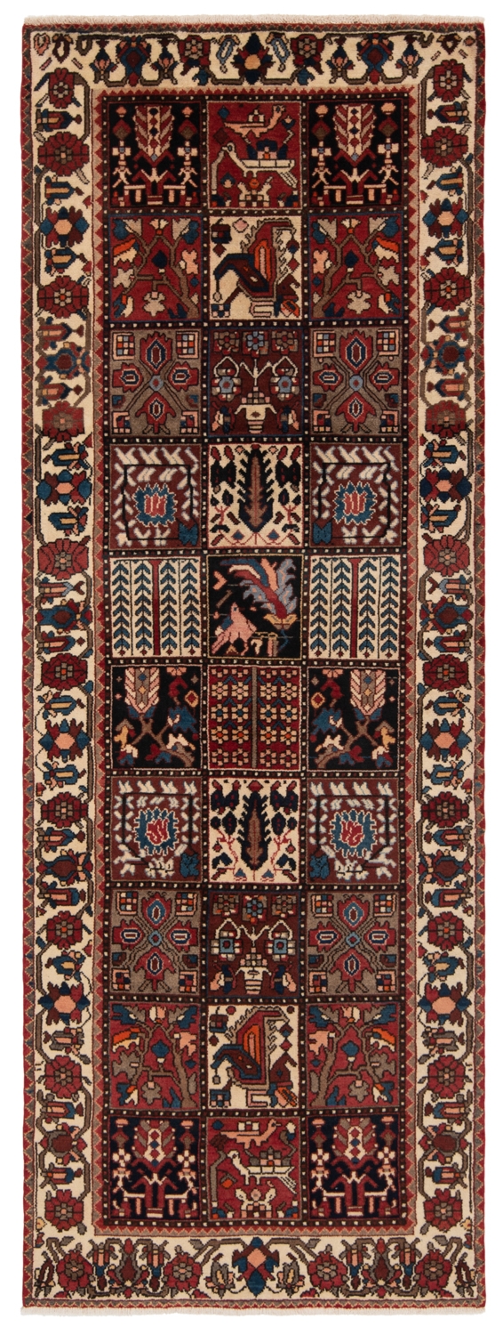 Bakhtiar Persian Rug Beige-Cream 396 x 105 cm