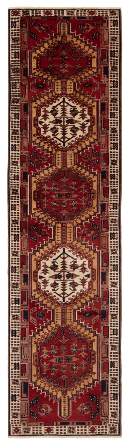 Tabriz Persian Rug Yellow 328 x 89 cm