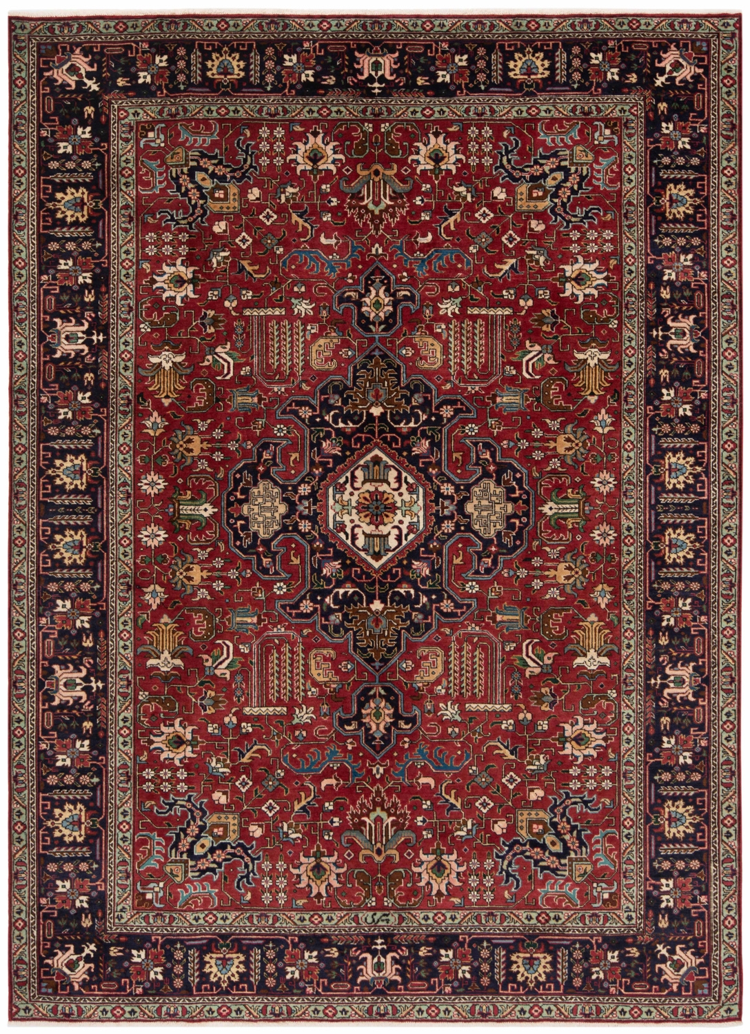 Tabriz Persian Rug Red 315 x 226 cm