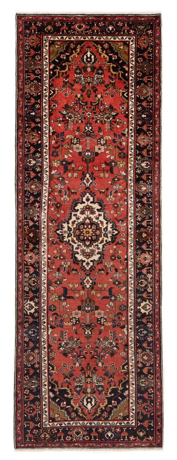 Hamedan Persian Rug Orange 300 x 102 cm