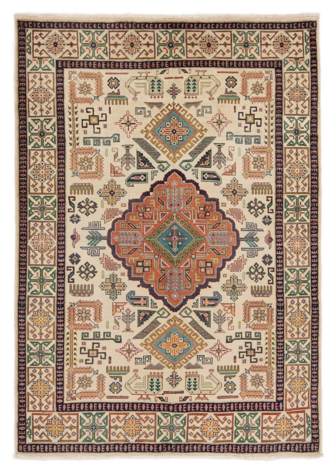 Tabriz Persian Rug Beige-Cream 144 x 100 cm