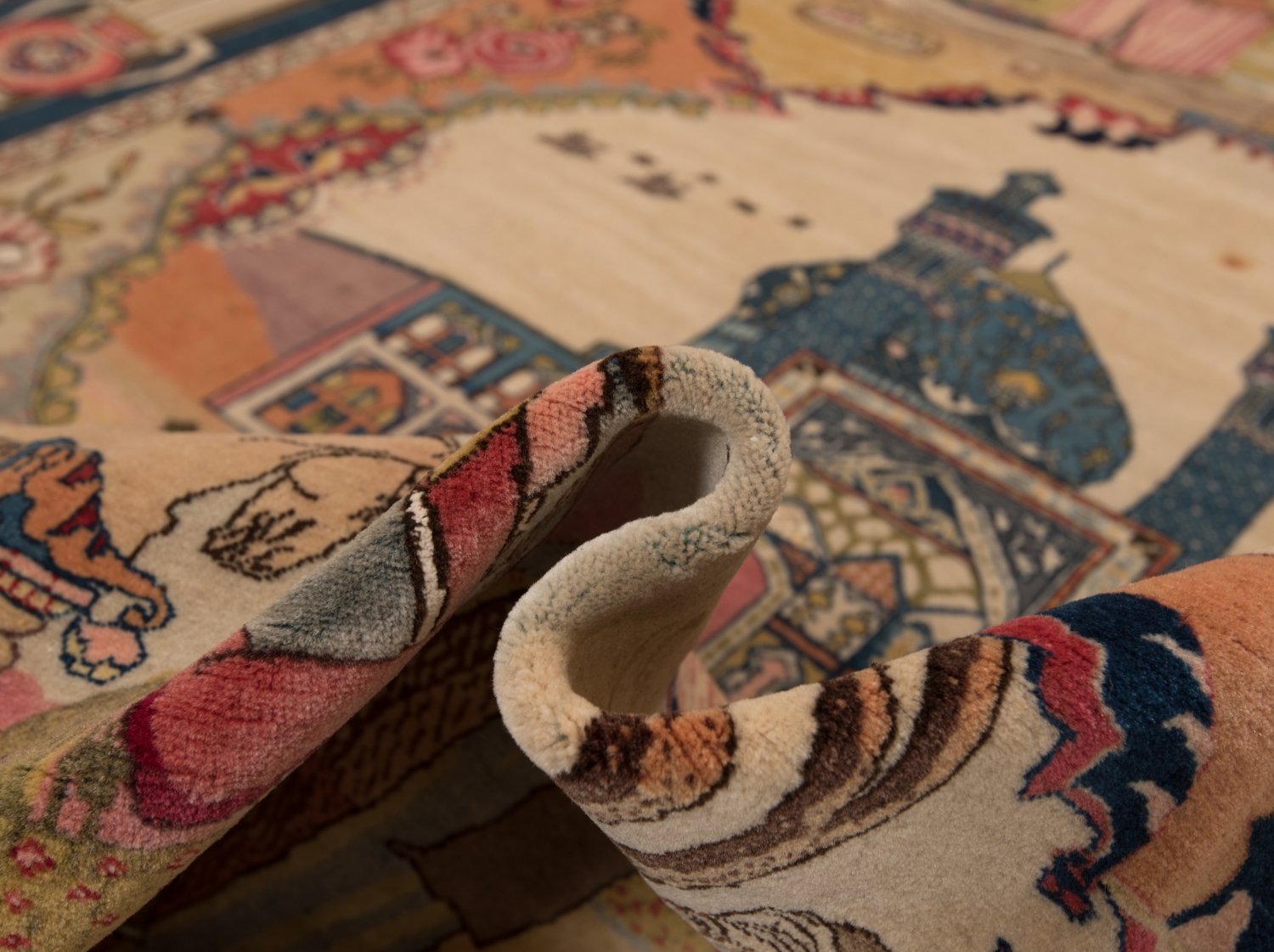 Tabriz Antik persisk tæppe