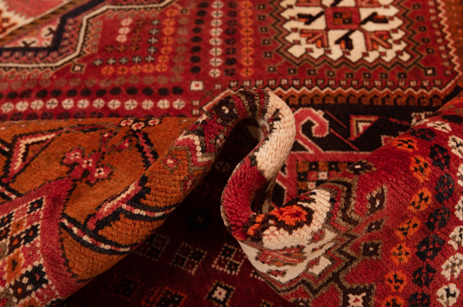 Shiraz Ghashghai persisk tæppe