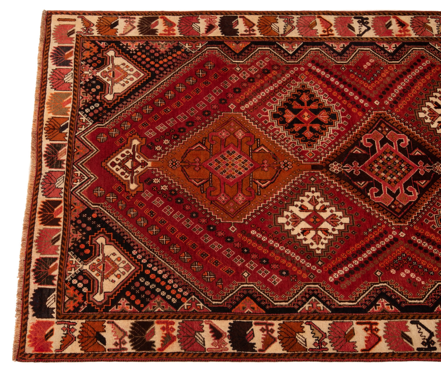 Shiraz Ghashghai persisk tæppe