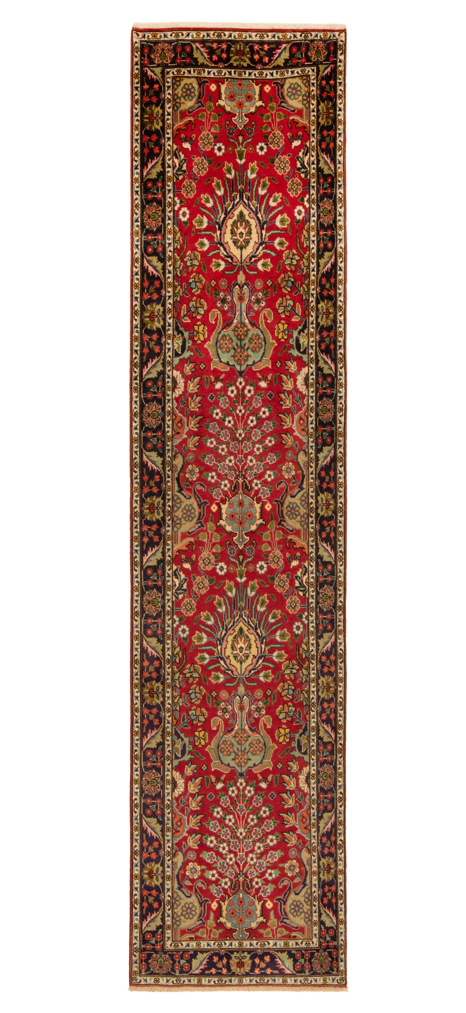 Tabriz Persian Rug Red 352 x 80 cm