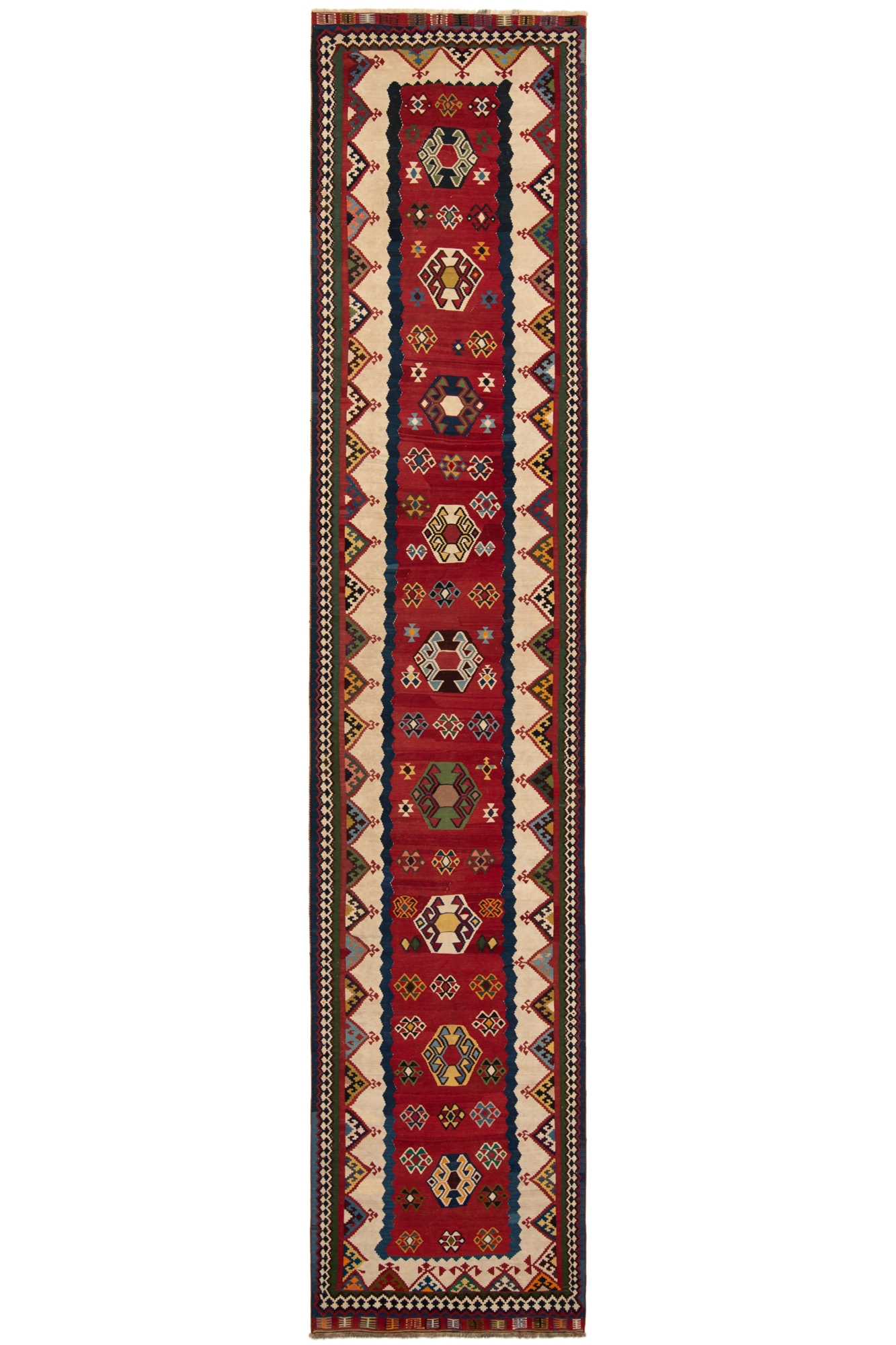 Persian Kilim Red 637 x 132 cm