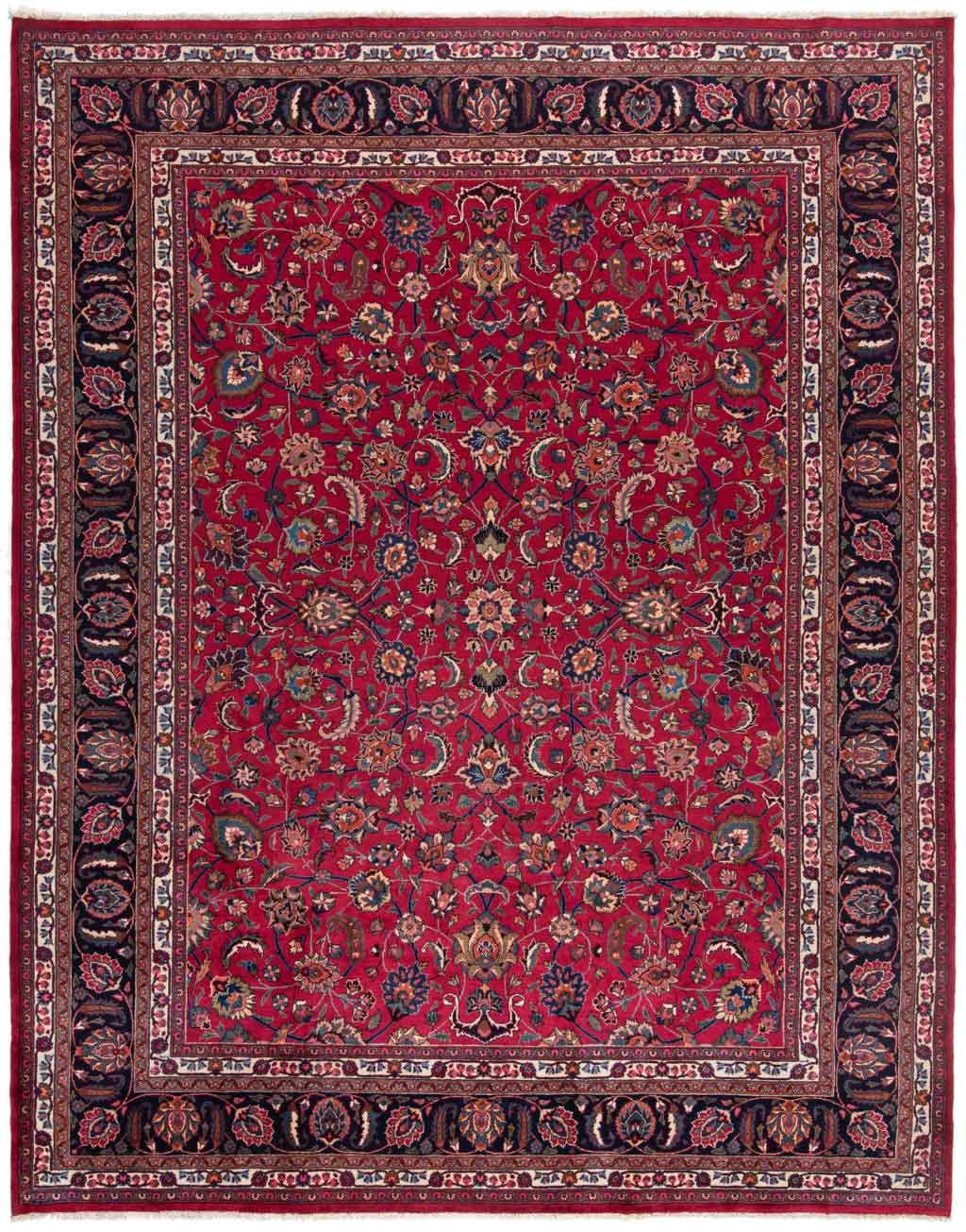 Mashhad Persian Rug Red 381 x 301 cm