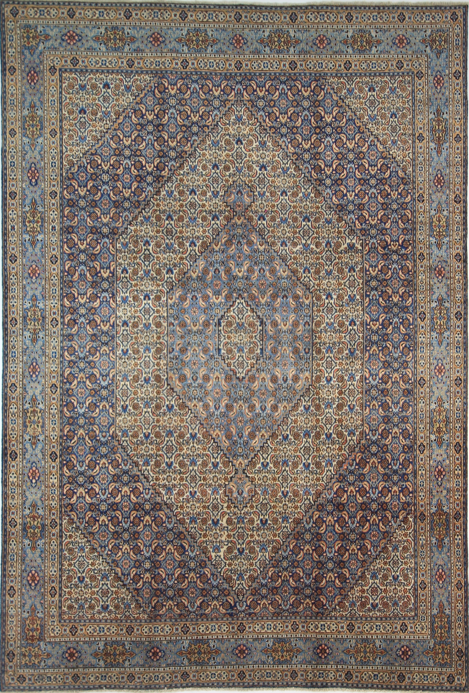Moud Persian Rug Green 322 x 215 cm