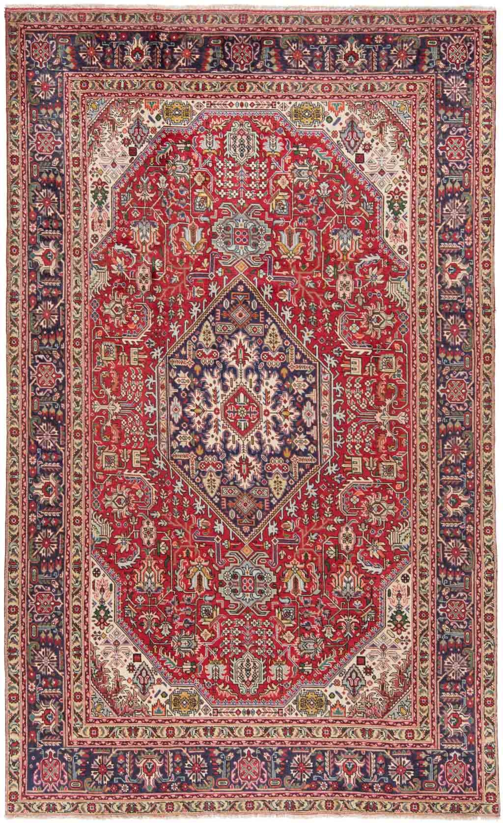 Tabriz Persian Rug Red 320 x 190 cm