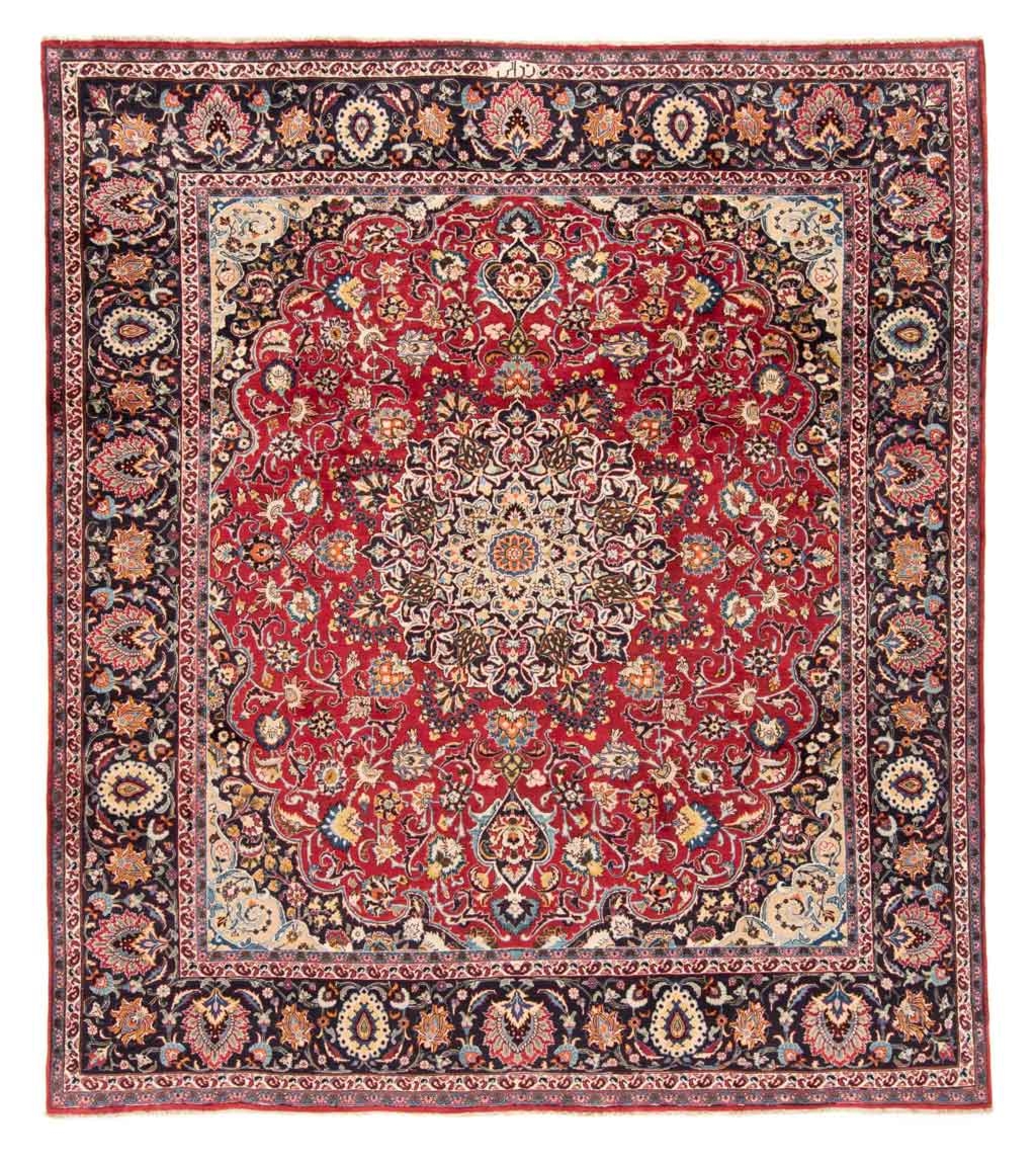Mashhad Persian Rug Red 348 x 308 cm