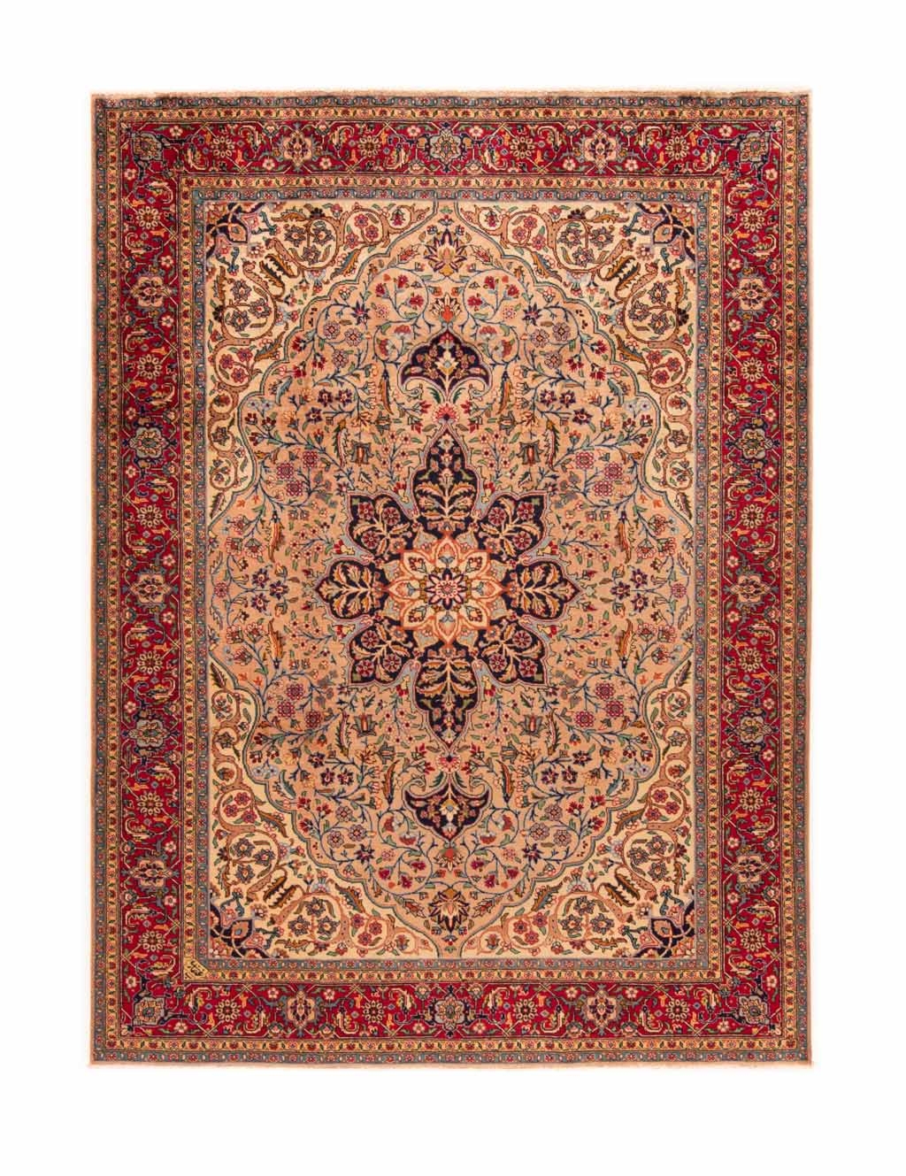 Tabriz Persian Rug Red 338 x 250 cm