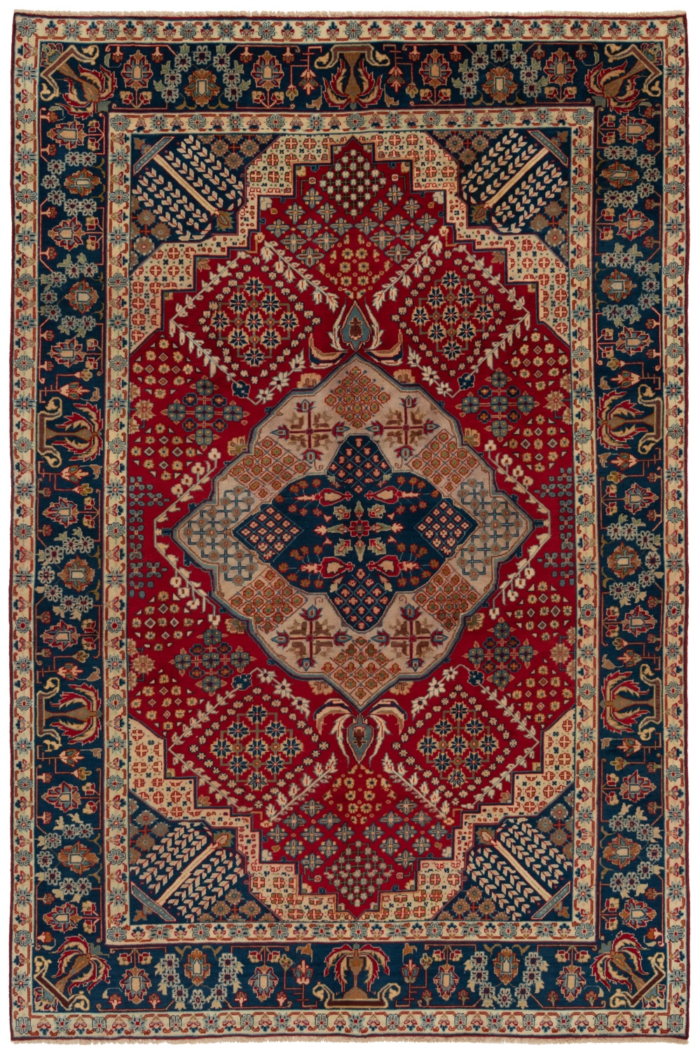 Najafabad Persian Rug Red 314 x 212 cm