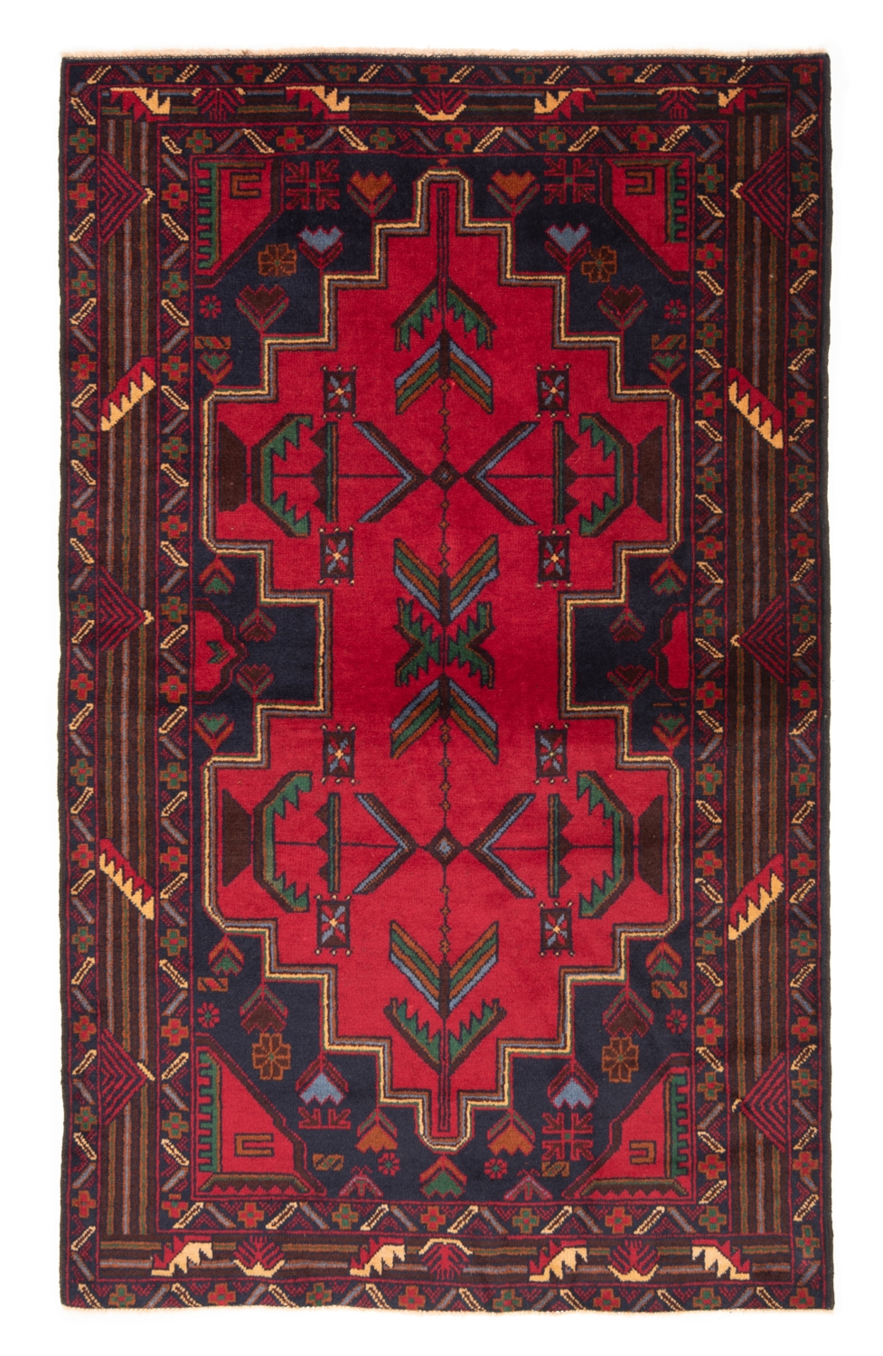 Balouch Persian Rug Red 184 x 122 cm