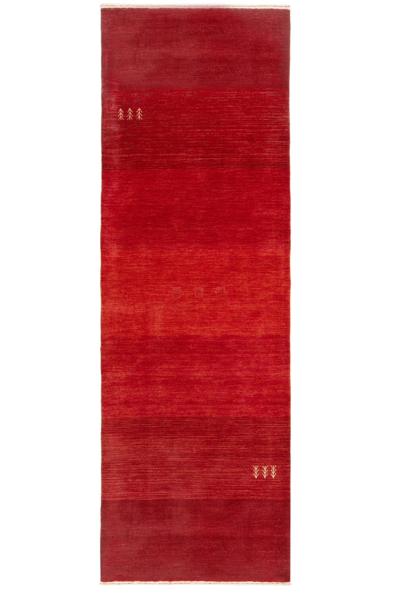Handloom Rug Red 246 x 82 cm