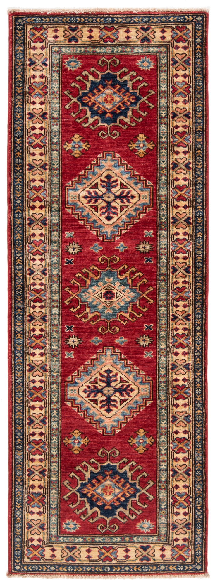 Kazak Fine Rug Red 168 x 60 cm