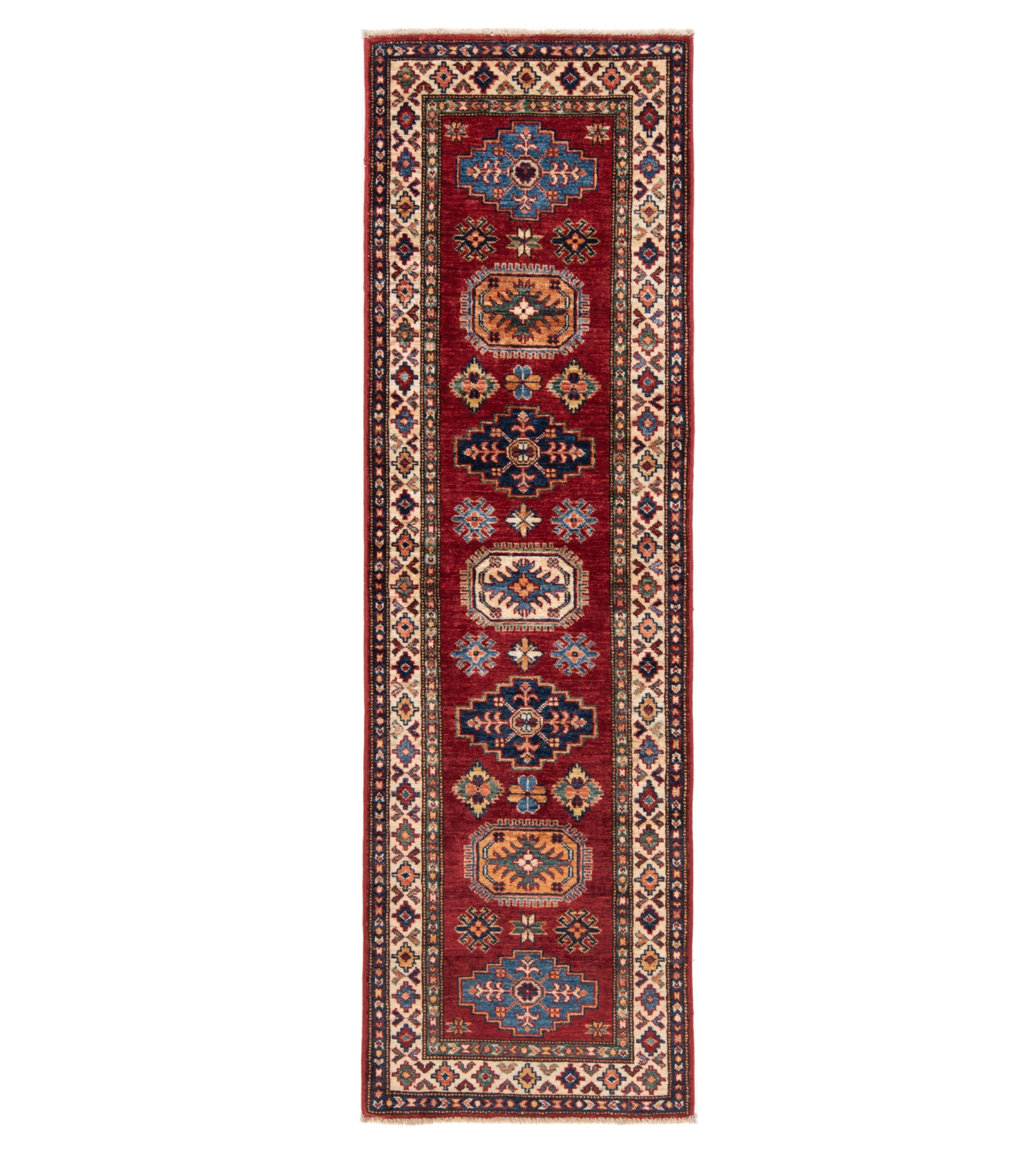 Kazak Fine Rug Red 189 x 59 cm