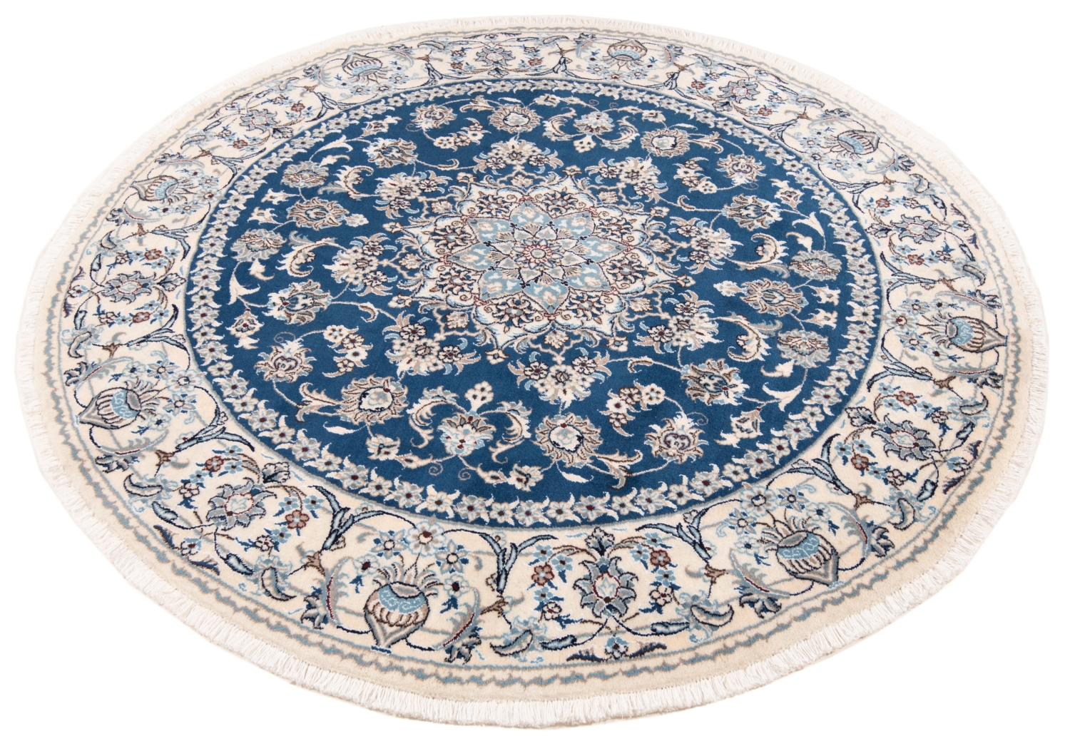 Nain Persian Rug Blue 200 x 200 cm